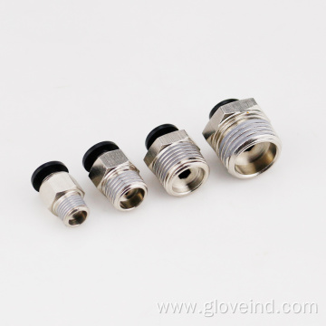 PC straight connector thread pneumatic pipe fitting